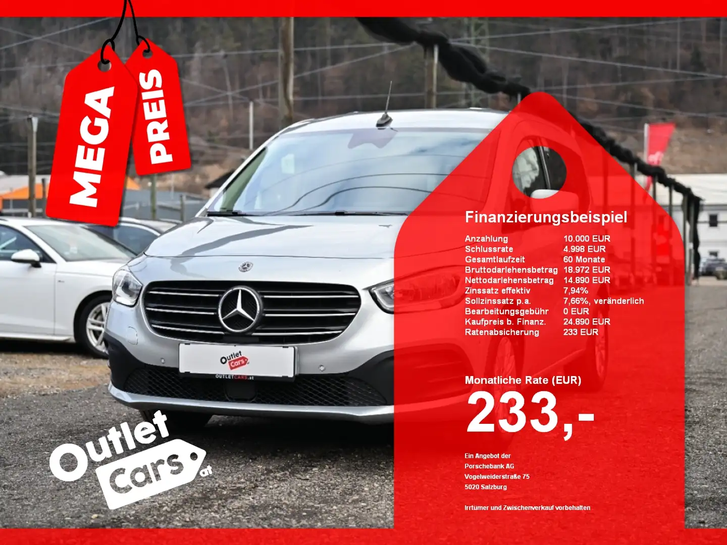 Mercedes-Benz T-Klasse T 180d Style ASSIST+LEDER+NAVI+RFK+PDC+MEGAPREIS Silber - 1