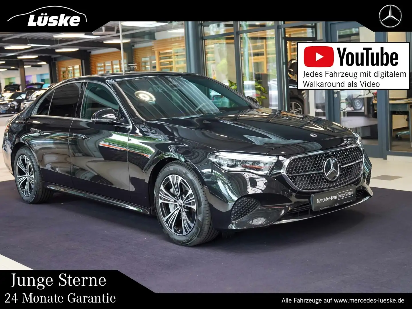 Mercedes-Benz E 450 E 450 d 4M AVANTGARDE Leder KEYLESS 360° Distro Чорний - 1