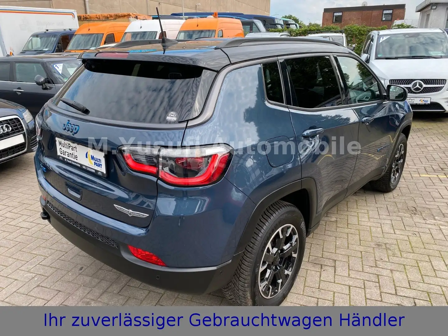 Jeep Compass COMPASS 1.3 4xe TRAILHAWK LED|NAVI|LEDER|AHK|CAM Bleu - 2
