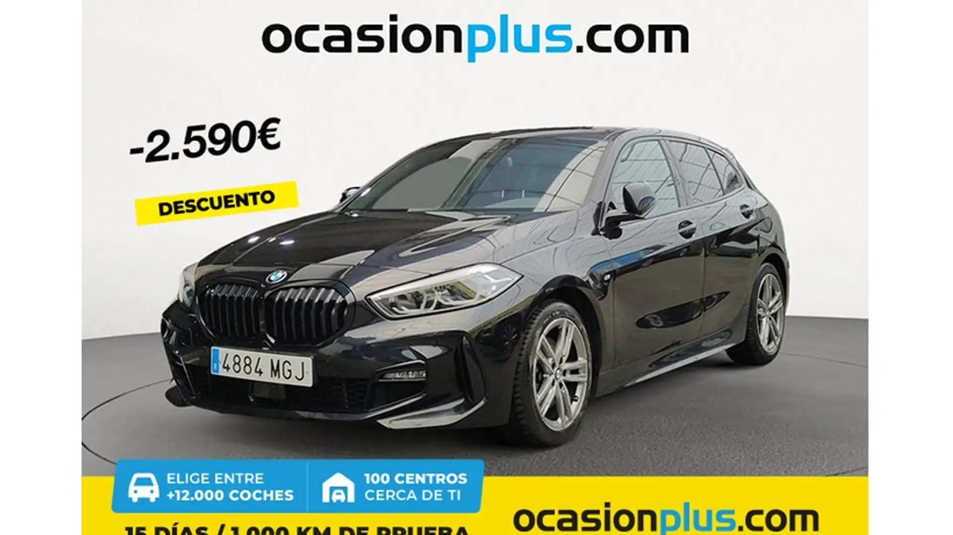 BMW 118 118dA Negro - 1