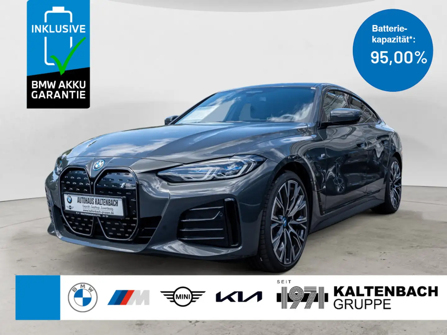 BMW i4 Gran Coupe 35 eDrive M-Sport AHK HGSD HUD Gris - 1