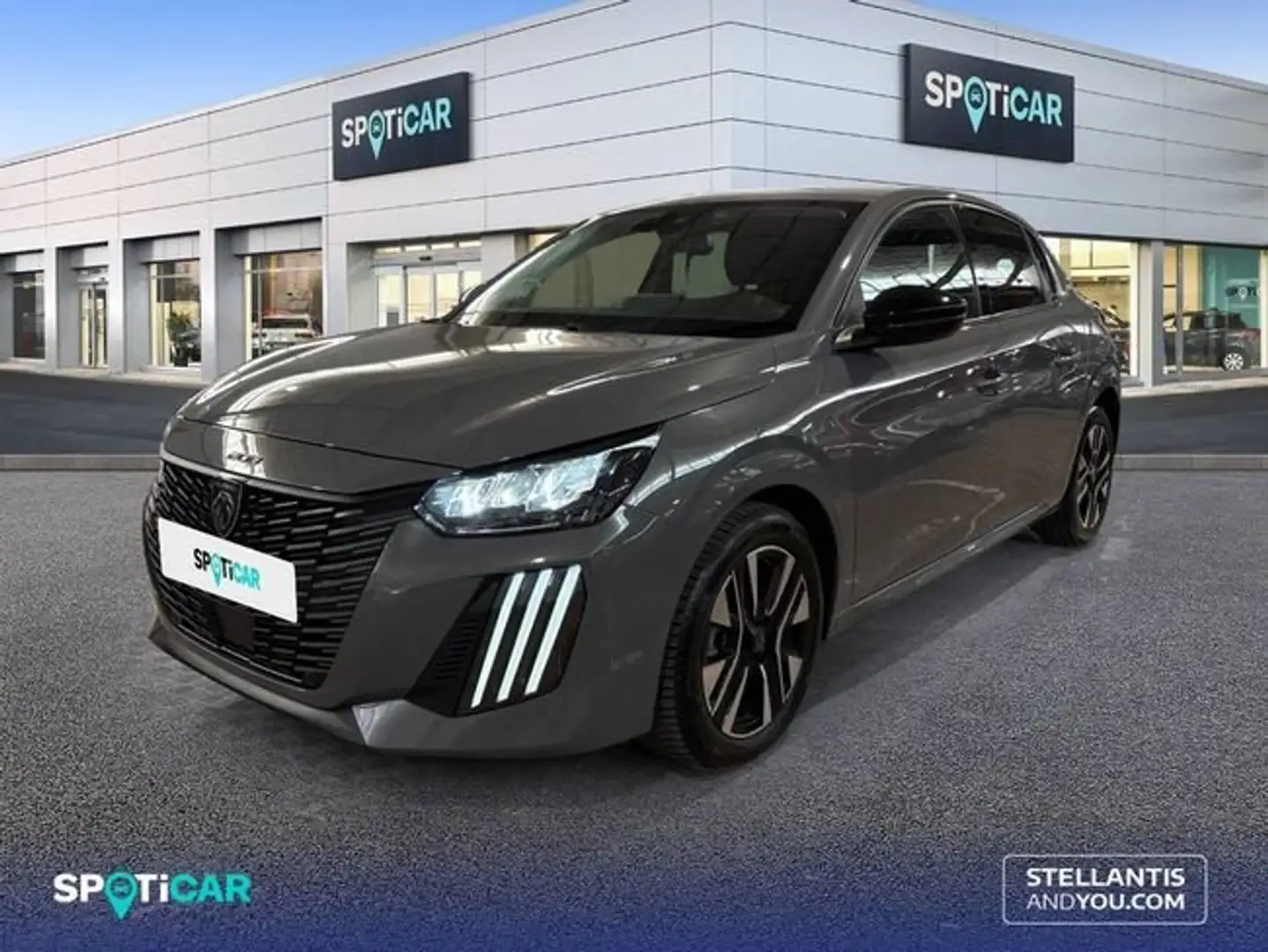 Peugeot 208 Gasolina 100 S&S 6 Vel. MAN Allure Gris - 1