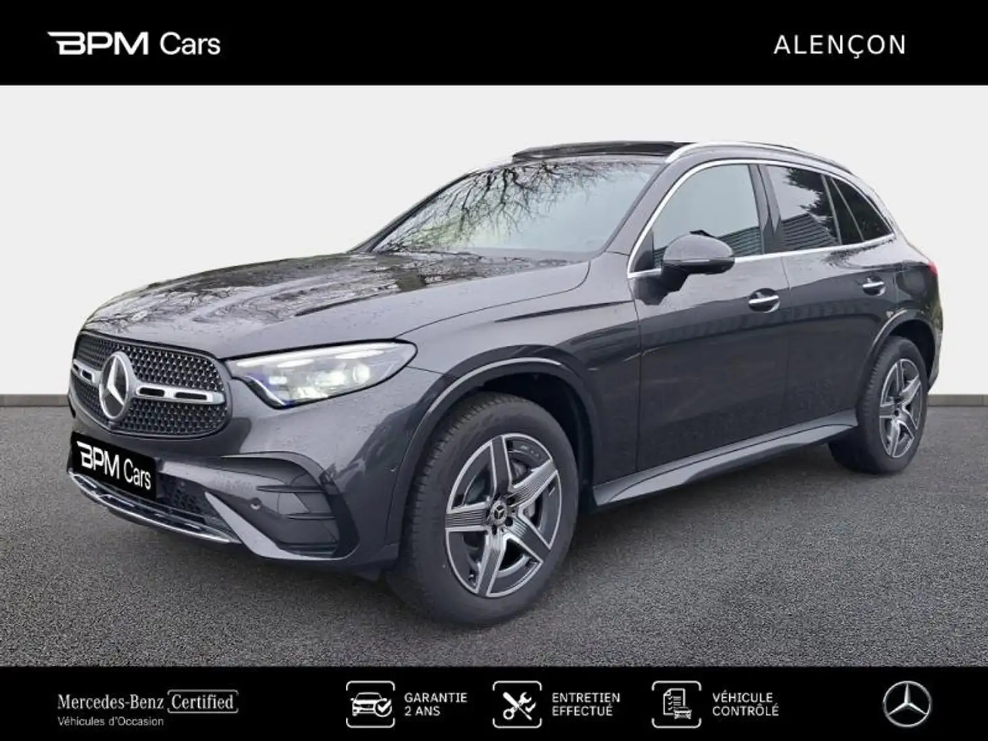 Mercedes-Benz GLC 300 300 e Hybrid 313ch AMG Line 4Matic 9G-Tronic Gris - 1
