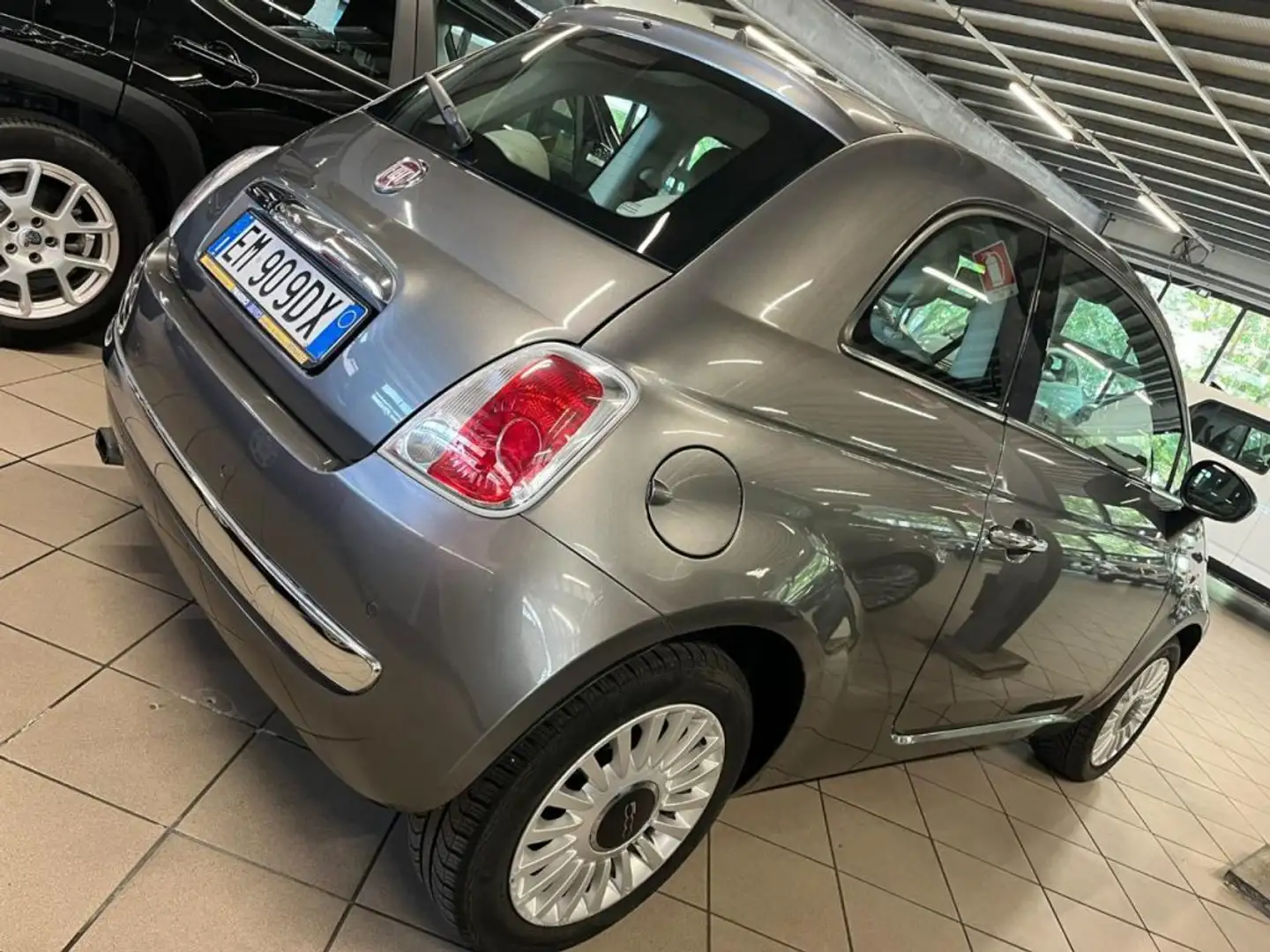 Fiat 500 1.2 Lounge in contanti UNICO PROPRIETARIO Grigio - 2