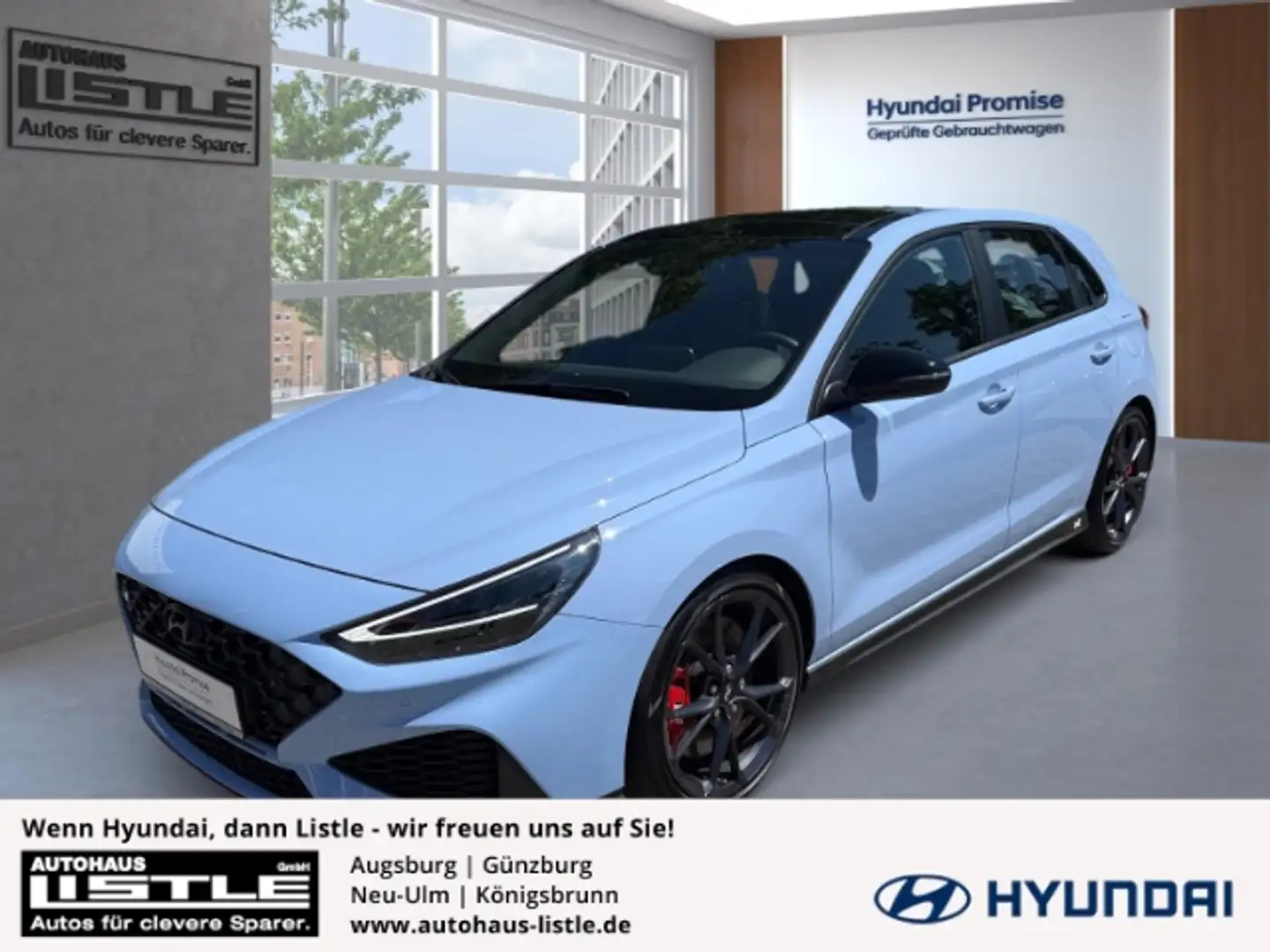 Hyundai i30 N Performance 2.0 T-GDI NAVI+KLIMA+RFK+PDC+CARPLAY Blu/Azzurro - 1
