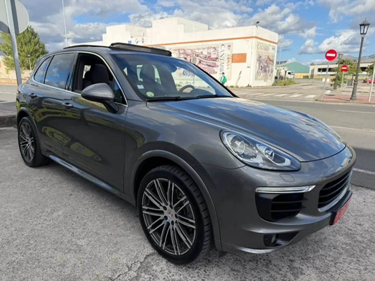 Porsche Cayenne Diesel Aut. Gris - 1