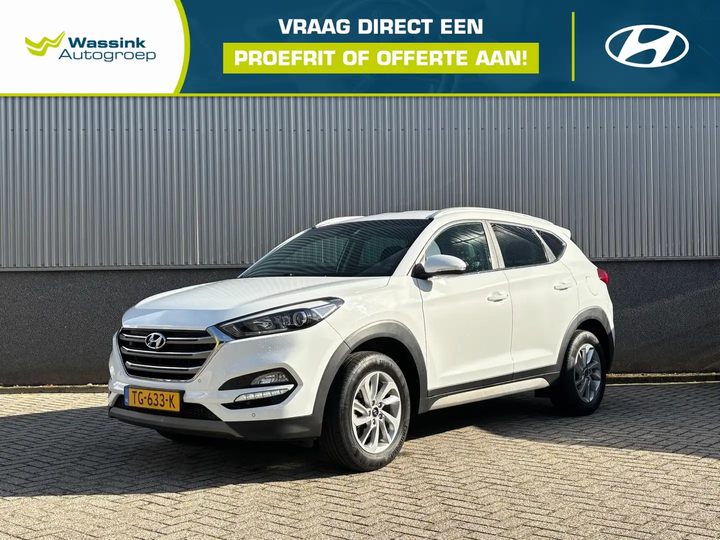 Hyundai TUCSON 1.6 GDi 132pk Comfort | Navigatie | Parkeersensore Blanc - 1