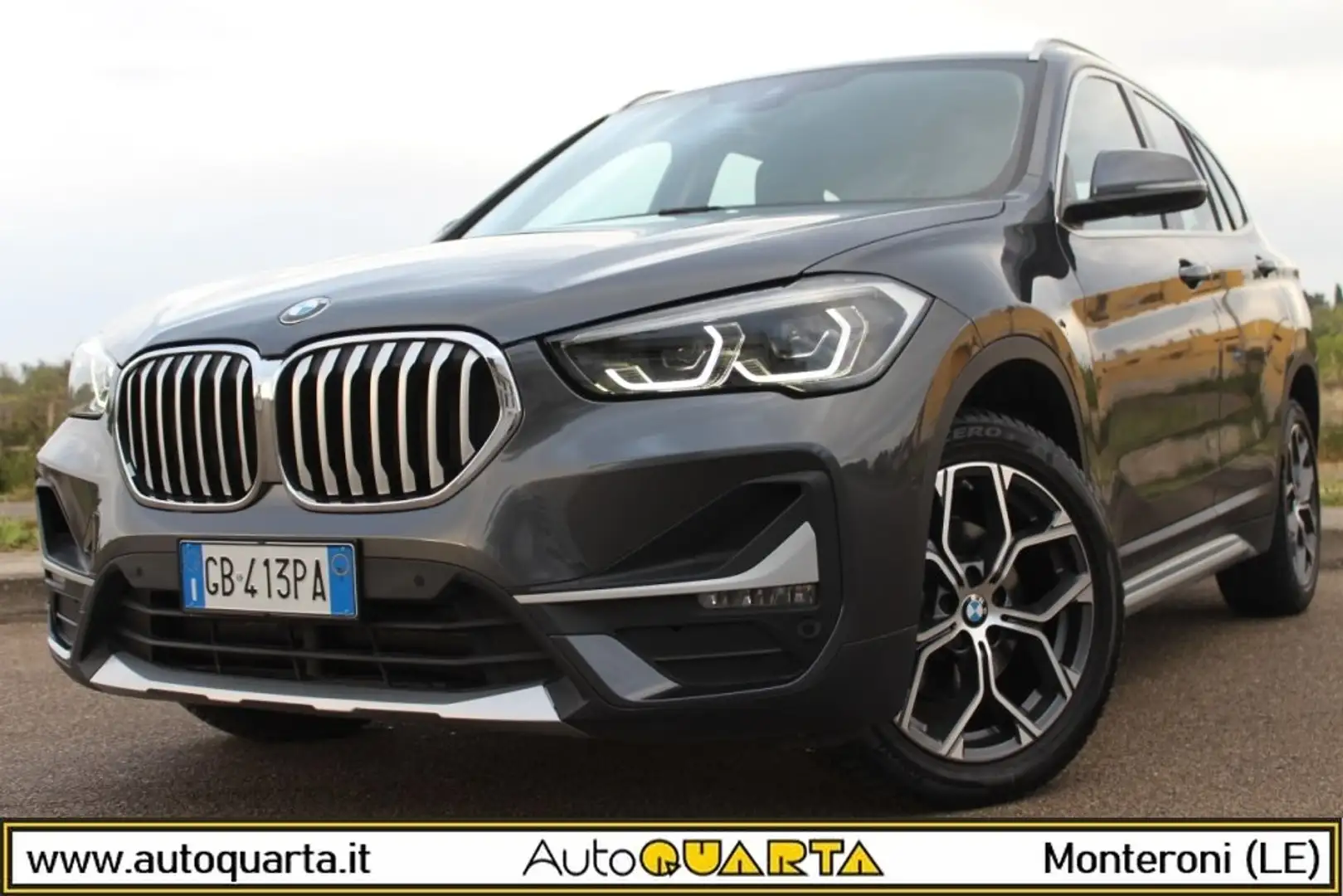 BMW X1 sDrive18d Aut. XLine *PELLE *LUCI AMBIENTE *CAMERA Grigio - 1
