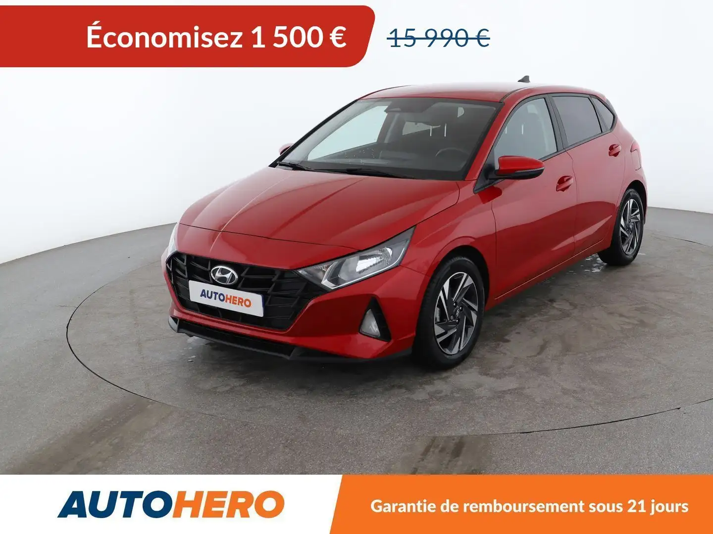 Hyundai i20 1.2 Intuitive Rouge - 1