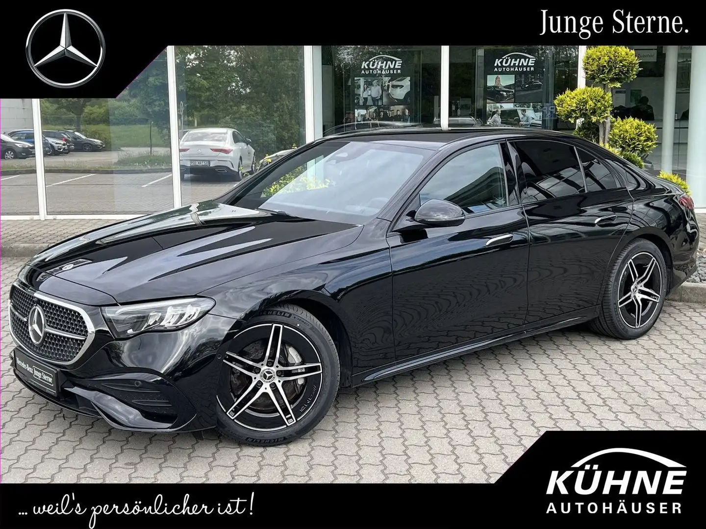 Mercedes-Benz E 200 AMG Line Advanced+Winter Paket+Night Paket Negro - 1