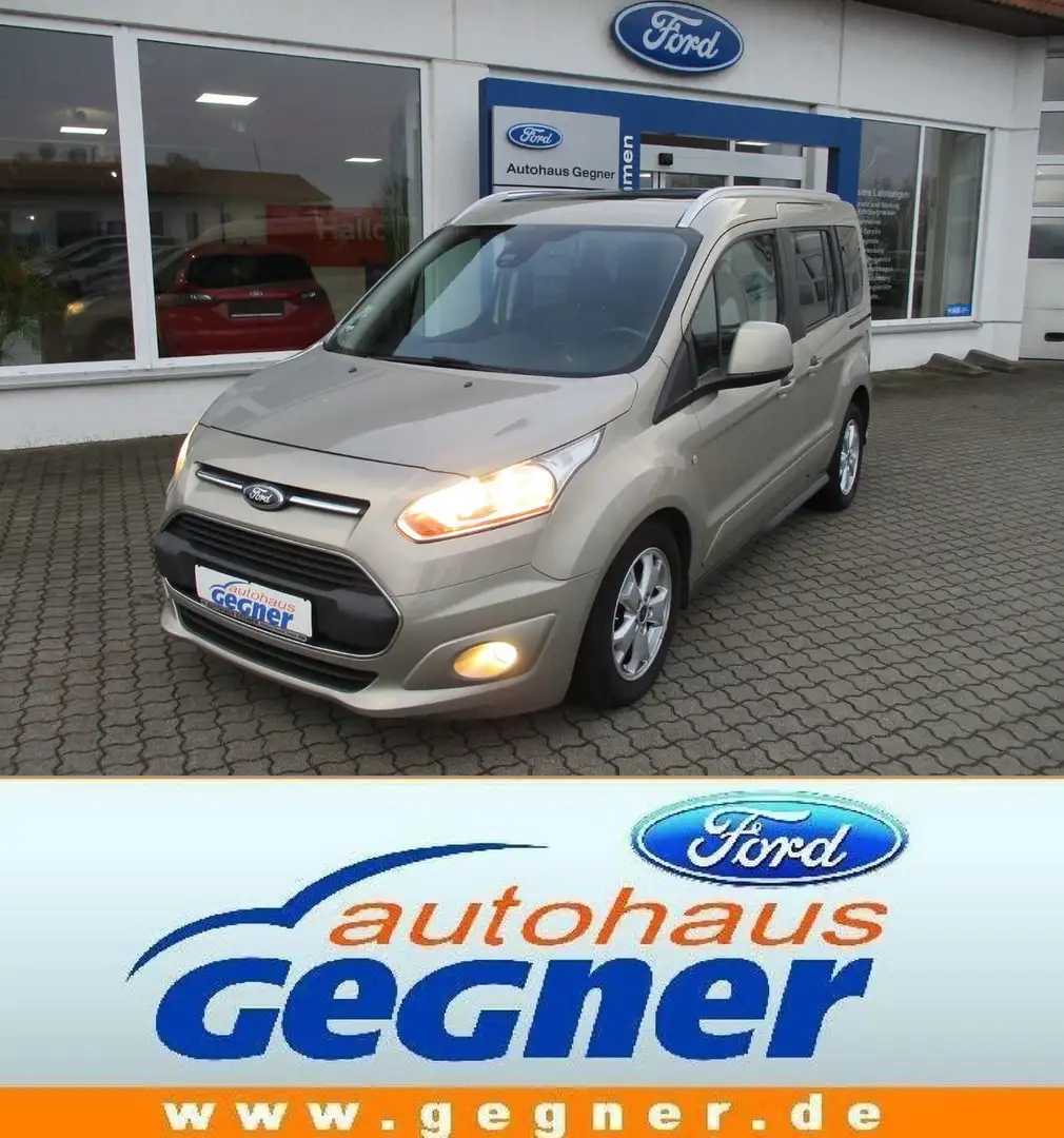 Ford Tourneo Connect 100PS Titanium AHK Kamera Beżowy - 1