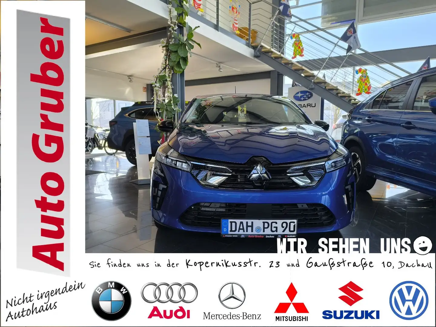 Mitsubishi Colt Plus Hybrid Spur*Tempomat*Klima*Sthz*Dig.Co Bleu - 1