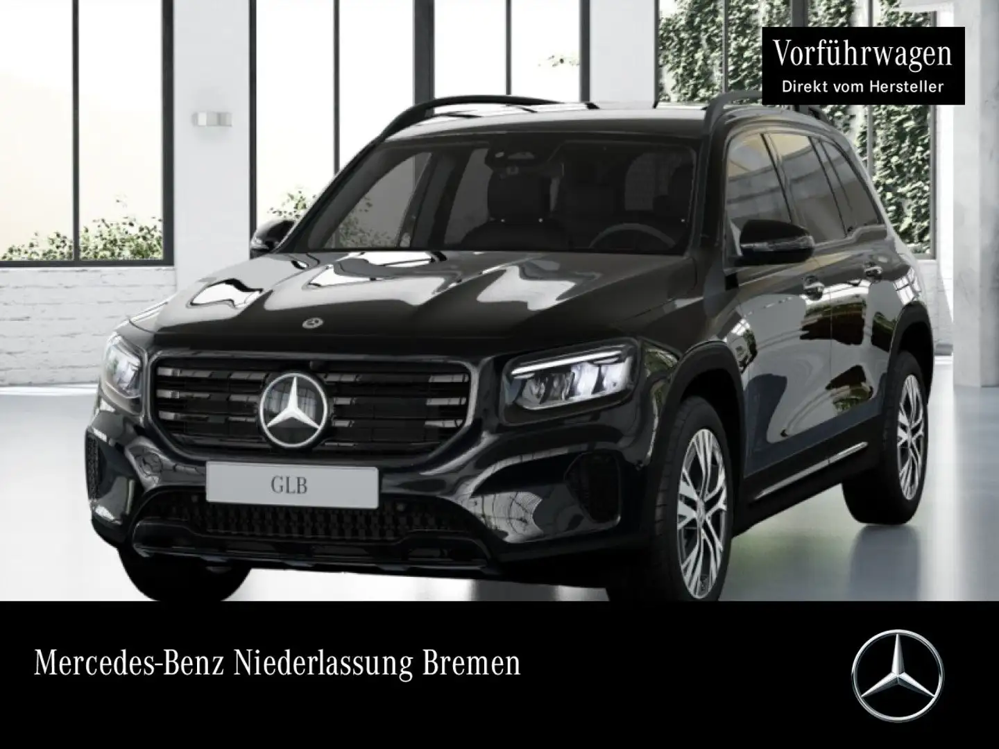 Mercedes-Benz GLB 200 PROGRESSIVE+NIGHT+360°+AHK+LED+TOTW+7G Schwarz - 1