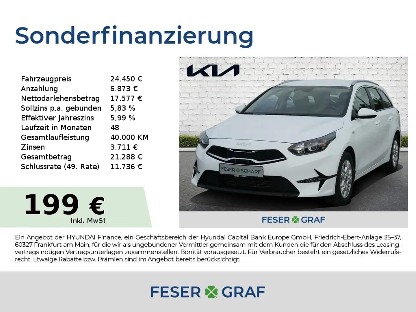 Kia Ceed SW / cee'd SW 1.5T 140 VISION KOMFORT+ NAVI Wit - 1