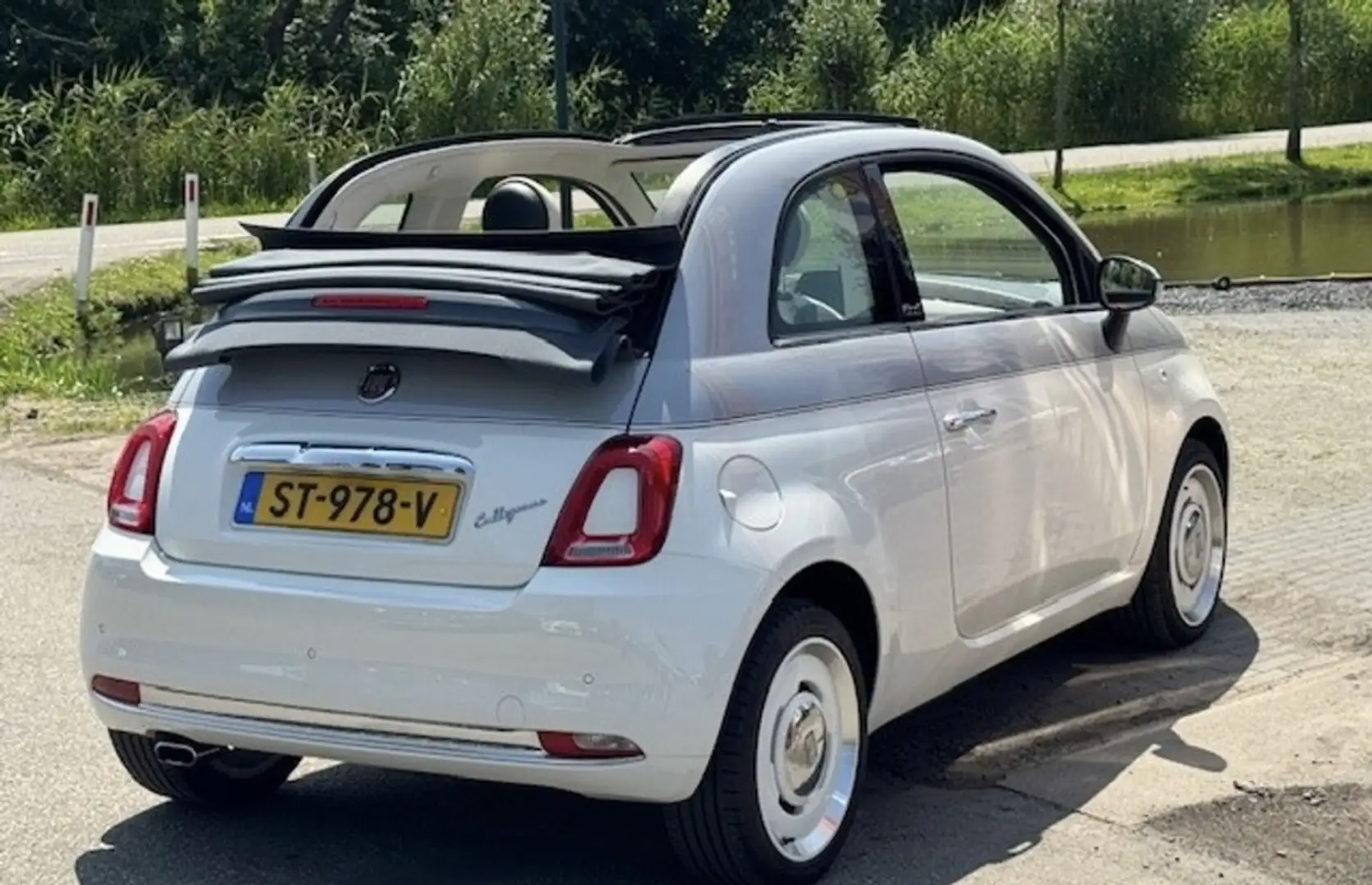 Fiat 500C 0.9 TwinAir Turbo Collezione 2 Tone Kleur! | Navig Wit - 2