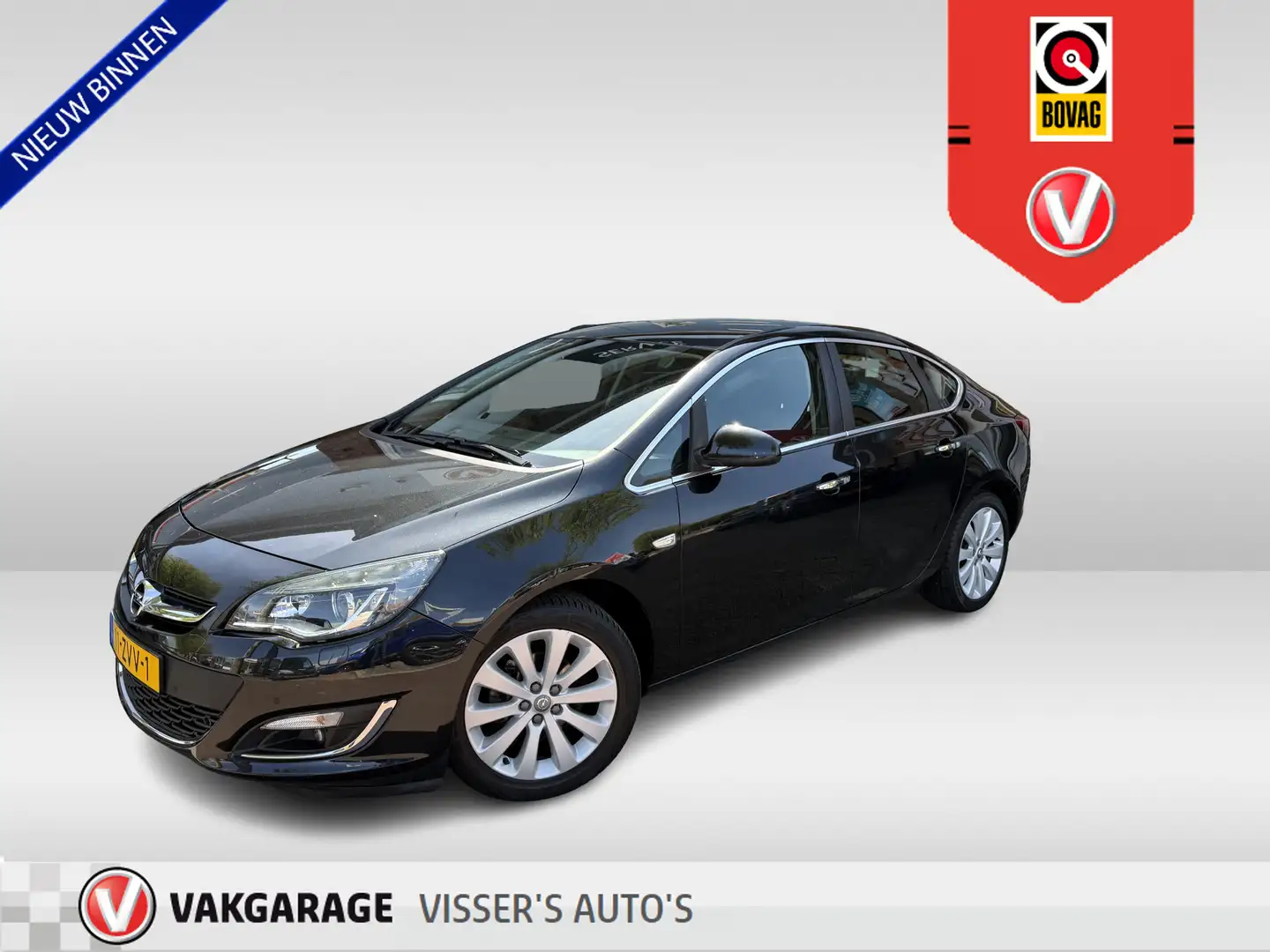 Opel Astra 1.4 Turbo Cosmo | leder bekleding | navigatie | st Noir - 1