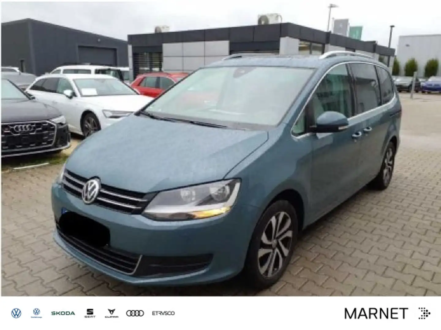 Volkswagen Sharan 1.4 TSI Active Navi*Pano*7-Sitzer*Keyless Blau - 1