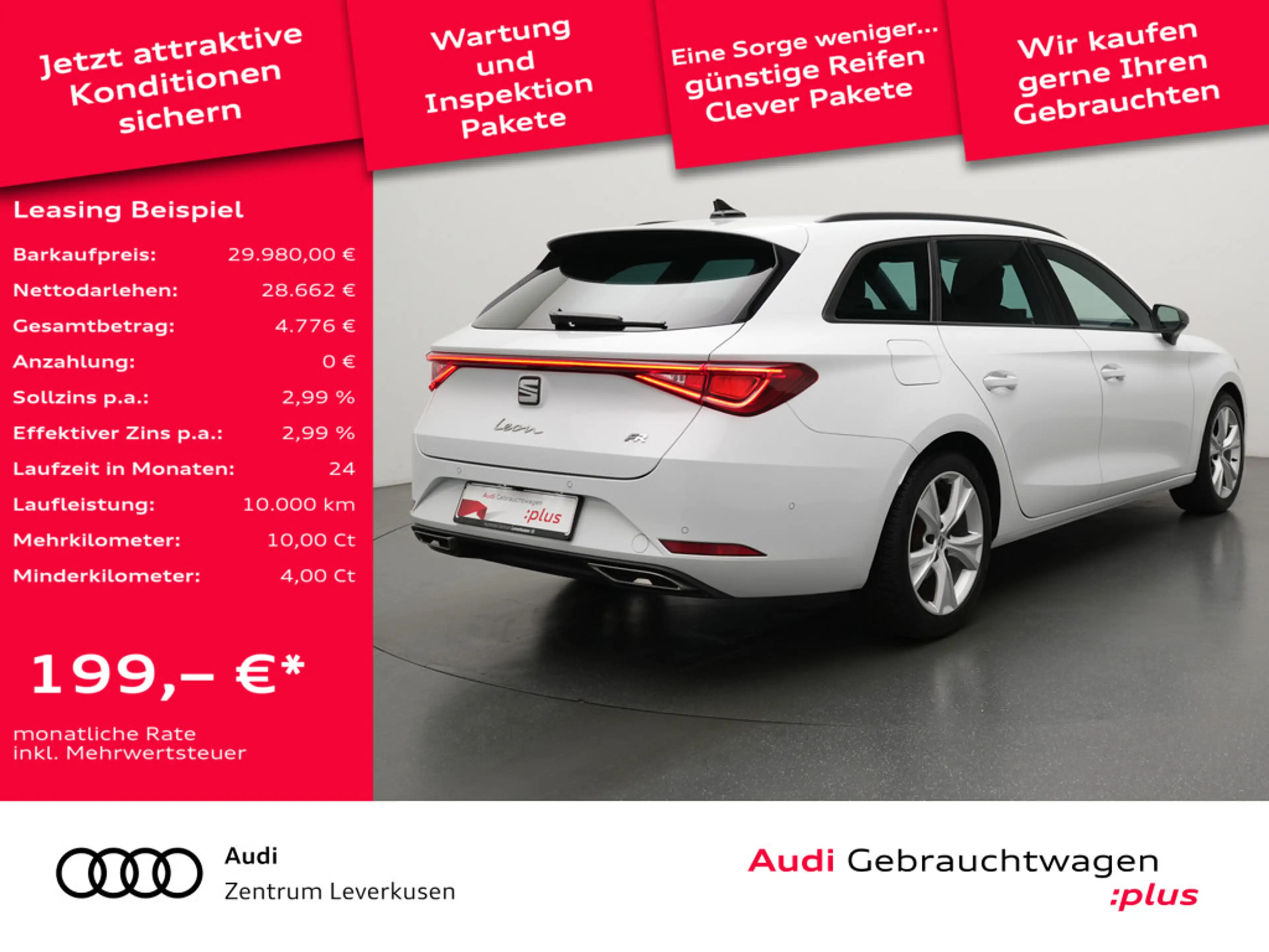 SEAT Leon ST FR DSG ACC NAVI SHZ KAM LED — photo 2
