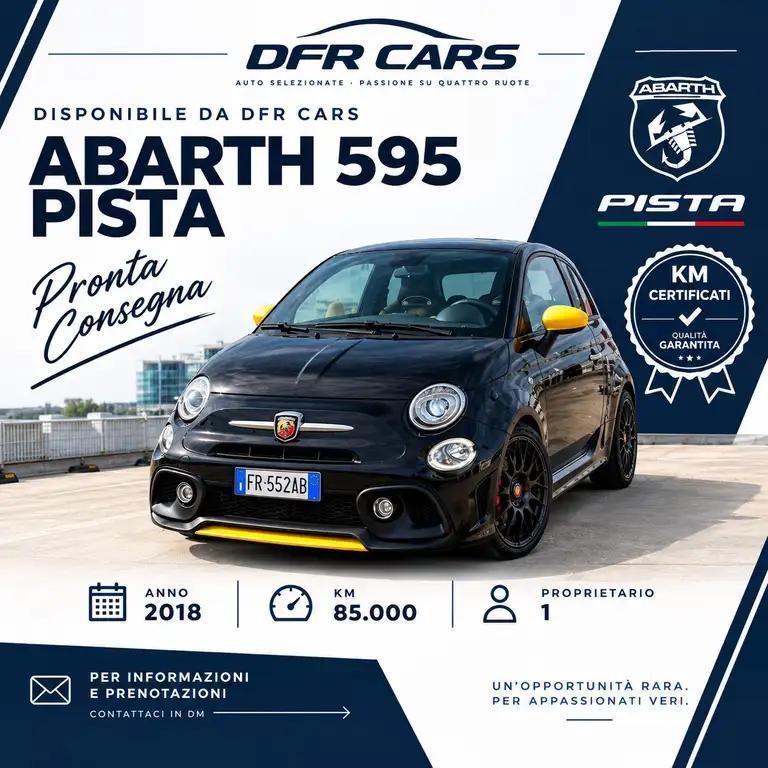 Abarth 595 Pista 2018 из Европы — купить под ключ