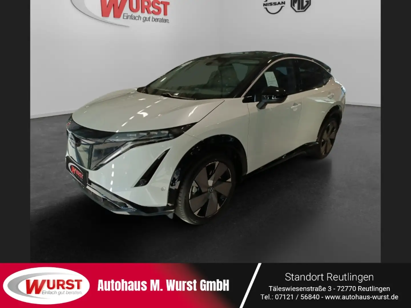 Nissan Ariya (MY24) 87 kWh Evolve Pack 20'' LED Panorama BOSE H Weiß - 1