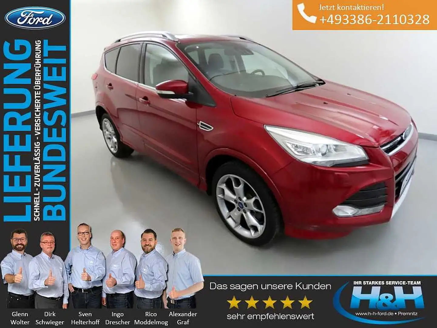 Ford Kuga 2.0 4x4 Aut. Individual Xenon+ACC Rouge - 1