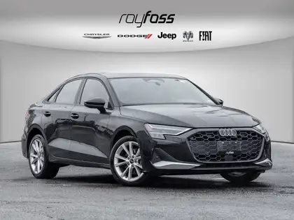 Black 2026 Audi A3 quattro 40 TFSI Sedan 7-Speed Dual Clutch
