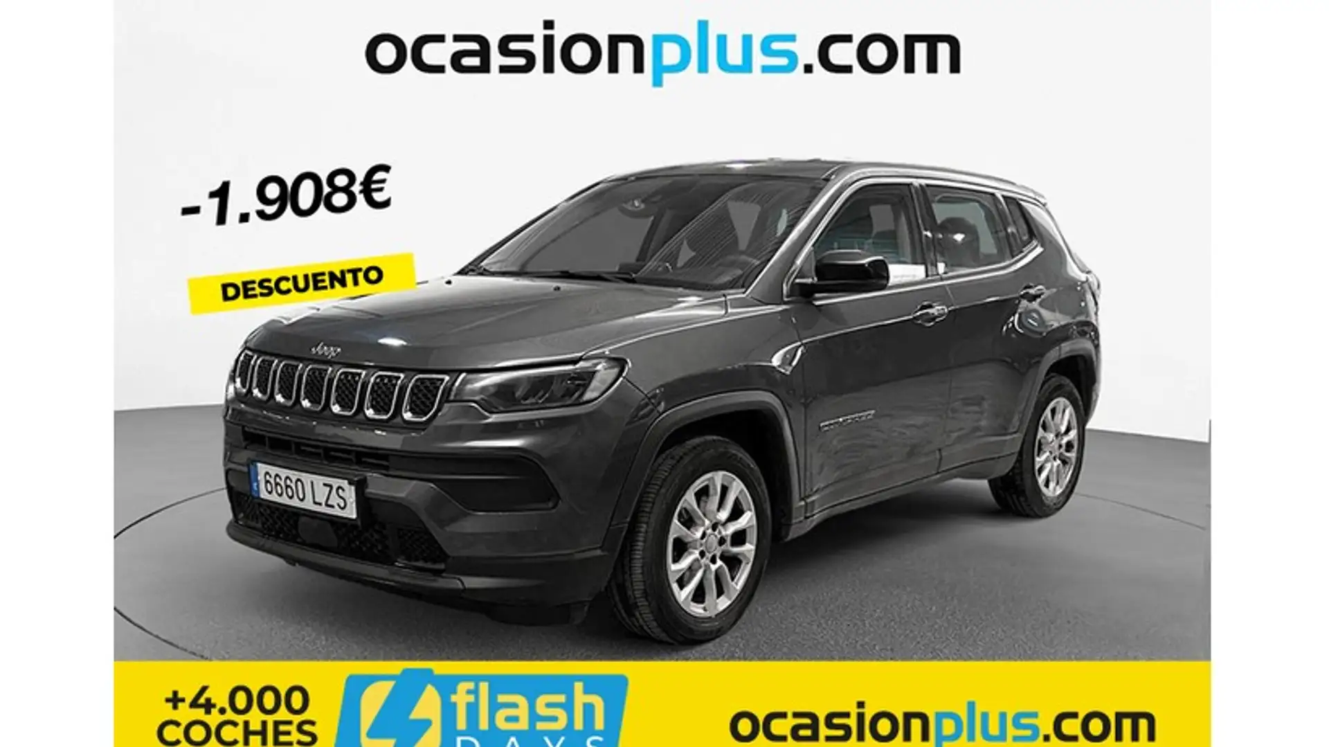 Jeep Compass 1.3 Gse T4 Longitude 4x2 130 Gris - 1