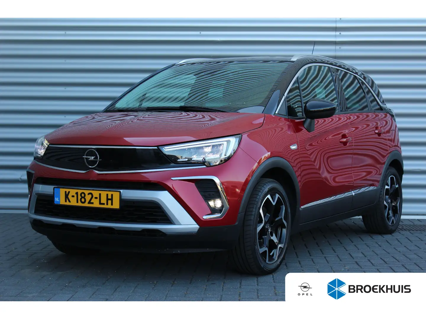Opel Crossland 1.2 TURBO 130PK ULTIMATE AUTOMAAT / NAVI / LEDER / Rood - 1