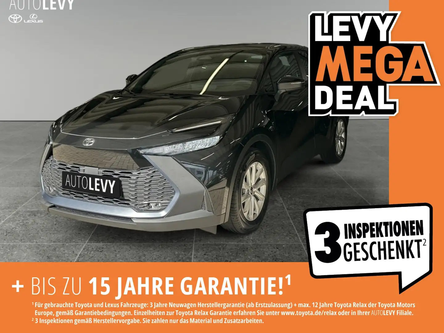 Toyota C-HR 1.8 Comfort +CarPlay+Kamera+Navi+ACC+ Schwarz - 1