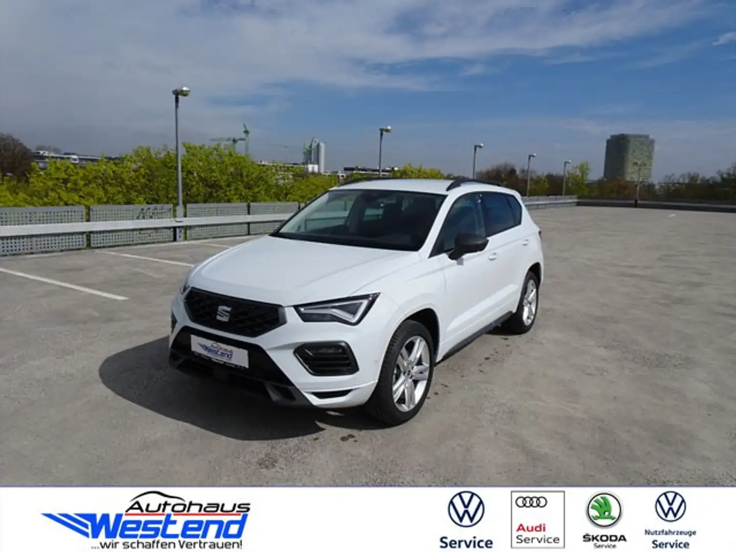 SEAT Ateca FR 1.5l TSI 110kW 6-Gang LED Kamera Navi Klima Blanco - 2