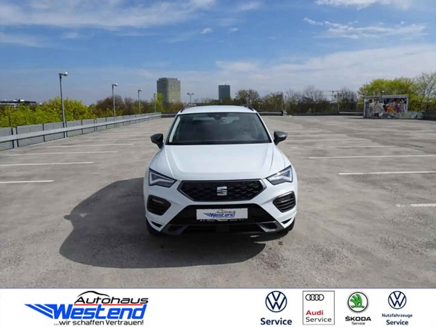 SEAT Ateca FR 1.5l TSI 110kW 6-Gang LED Kamera Navi Klima Blanco - 1