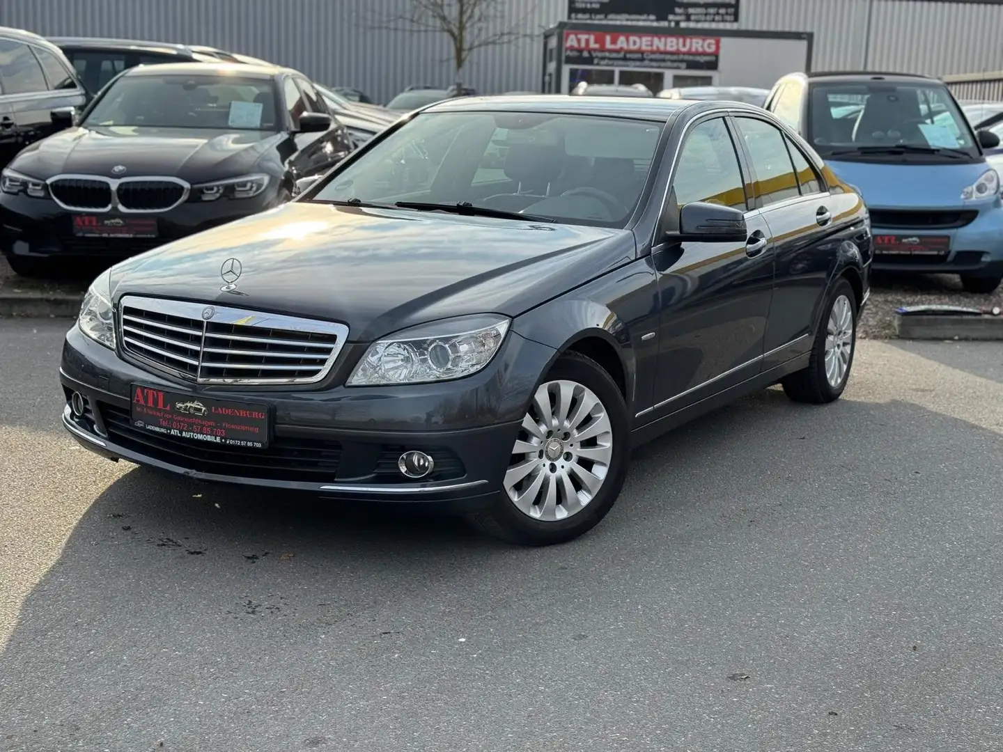 Mercedes-Benz C 200 CDI 127TKM Rentner auto Gris - 1