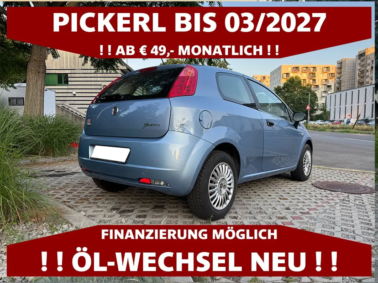 Fiat Grande Punto 1.4 | PICKERL BIS 03/2027 | ÖLWECHSEL NEU Blau - 2
