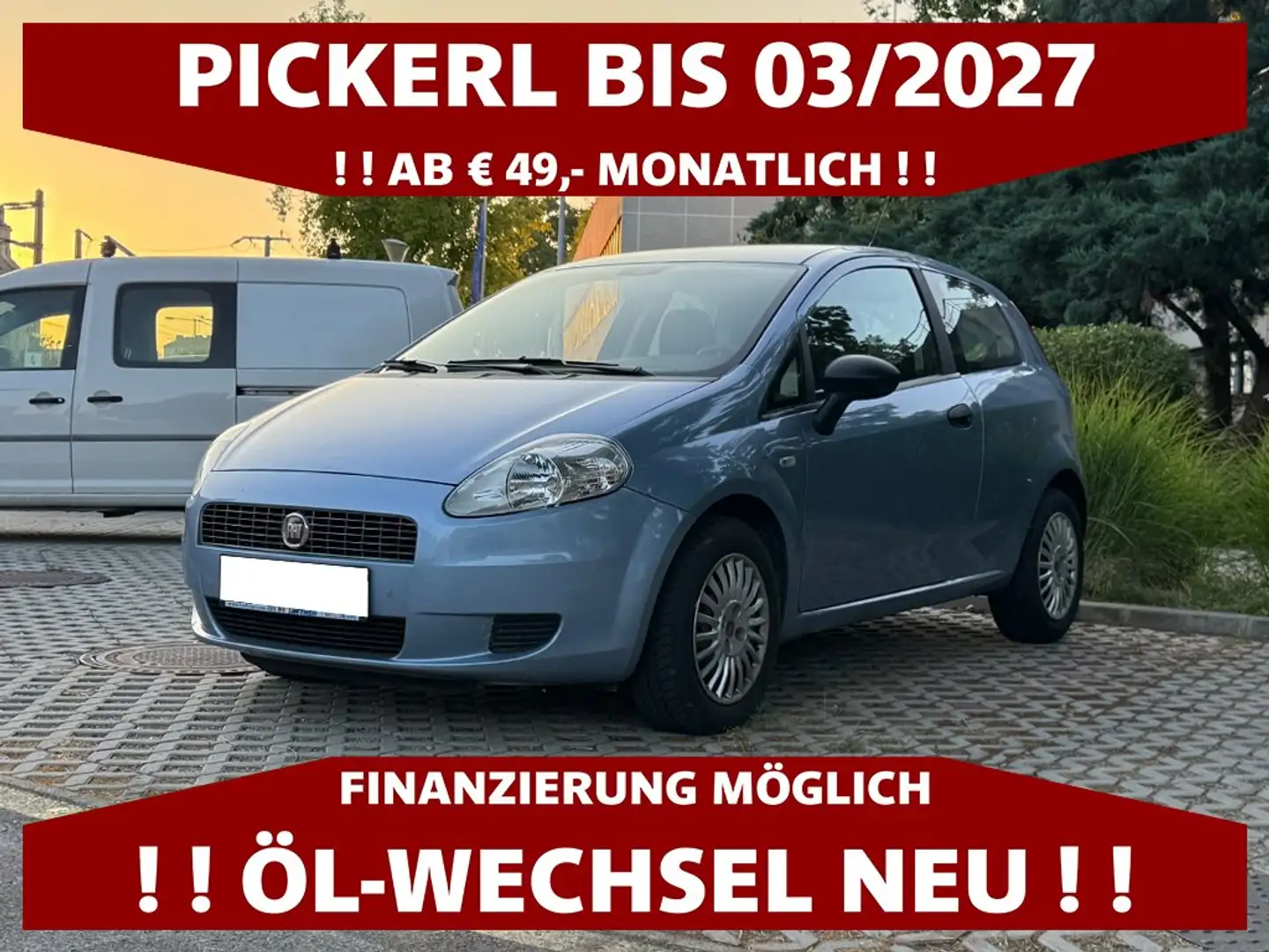 Fiat Grande Punto 1.4 | PICKERL BIS 03/2027 | ÖLWECHSEL NEU Blau - 1