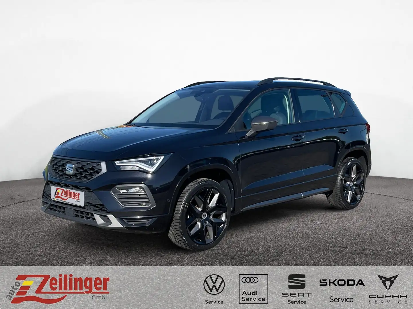 SEAT Ateca FR TDI DSG|PANO|AHK|BEATS|eHECK|ACC|NAVI Schwarz - 1