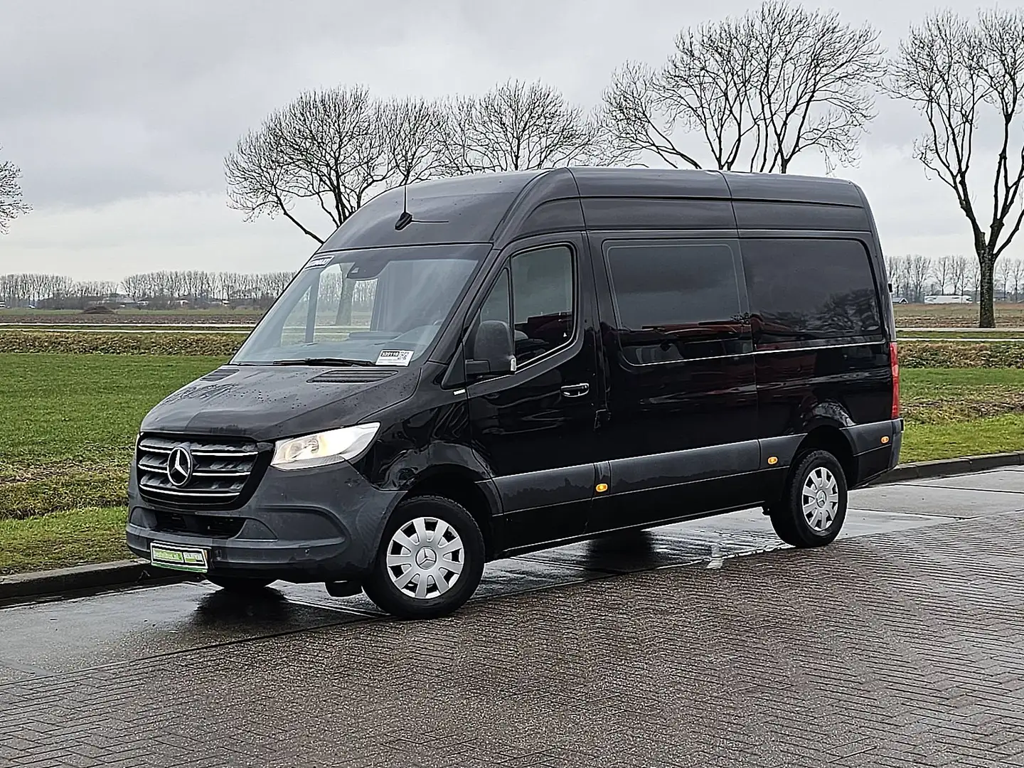 Mercedes-Benz Sprinter 314 dubbel cabine EURO6 Noir - 2