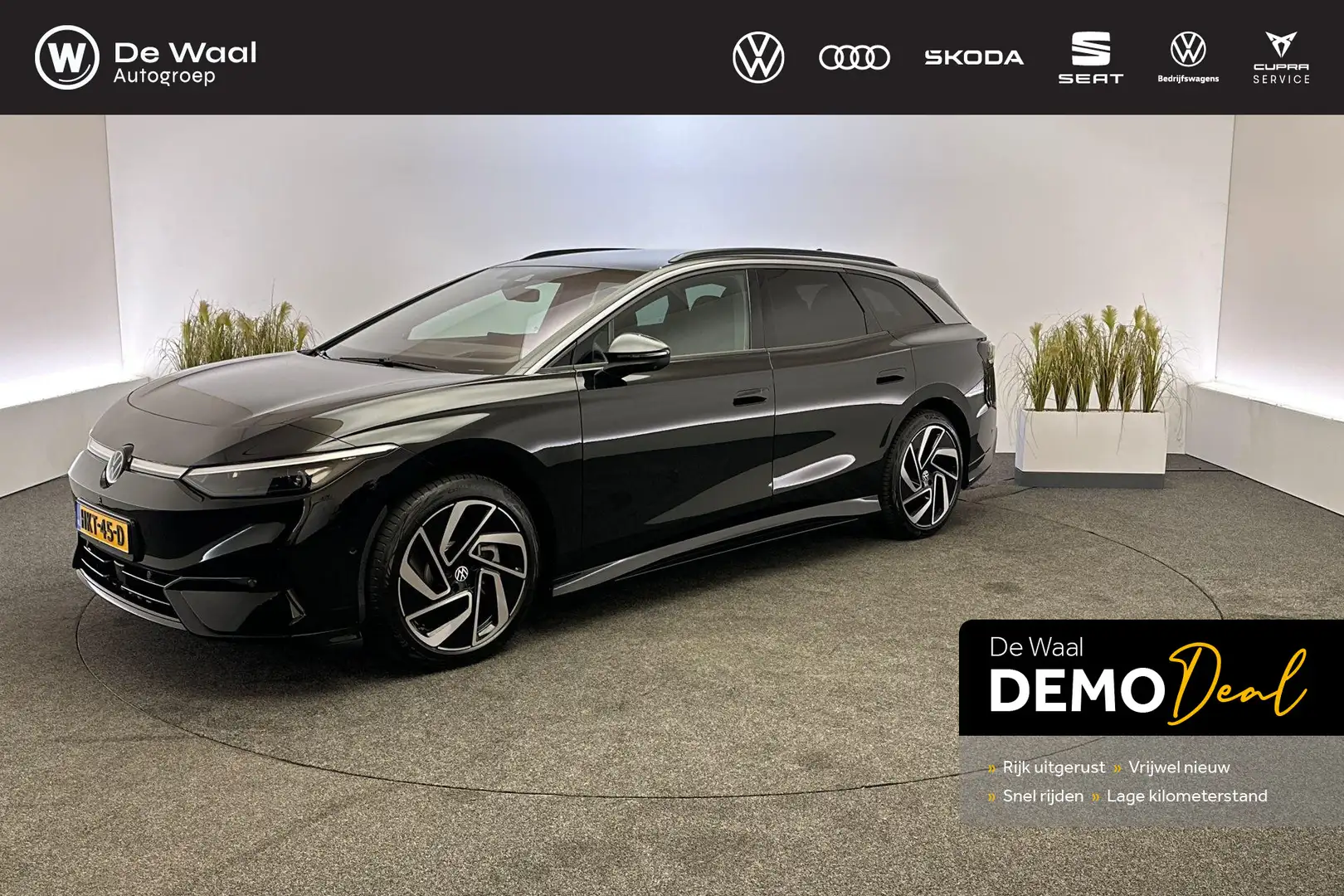 Volkswagen ID.7 Tourer Pro 286pk 77 kWh | Park Assist, 20" LM Velg Negru - 1