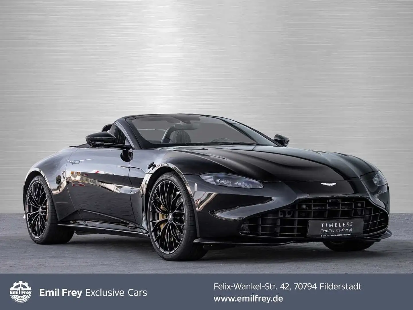 Aston Martin V8 Vantage Roadster Schwarz - 1
