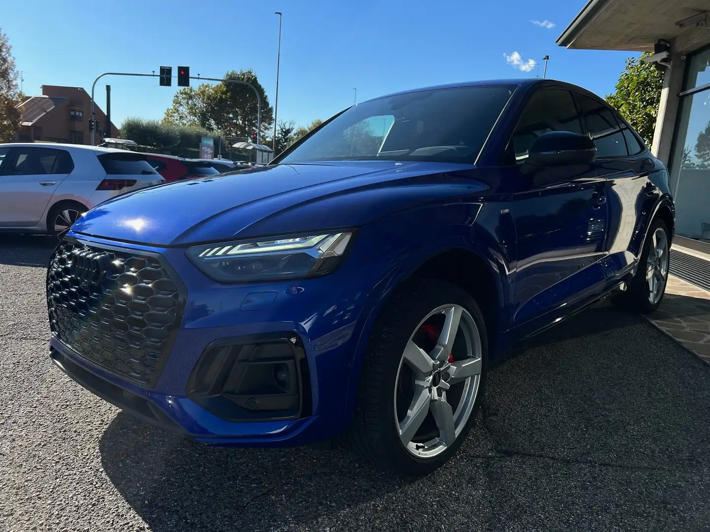Audi Q5 Sportback SPB 40 2.0 tdImhev S line sline quattro Blu/Azzurro - 2