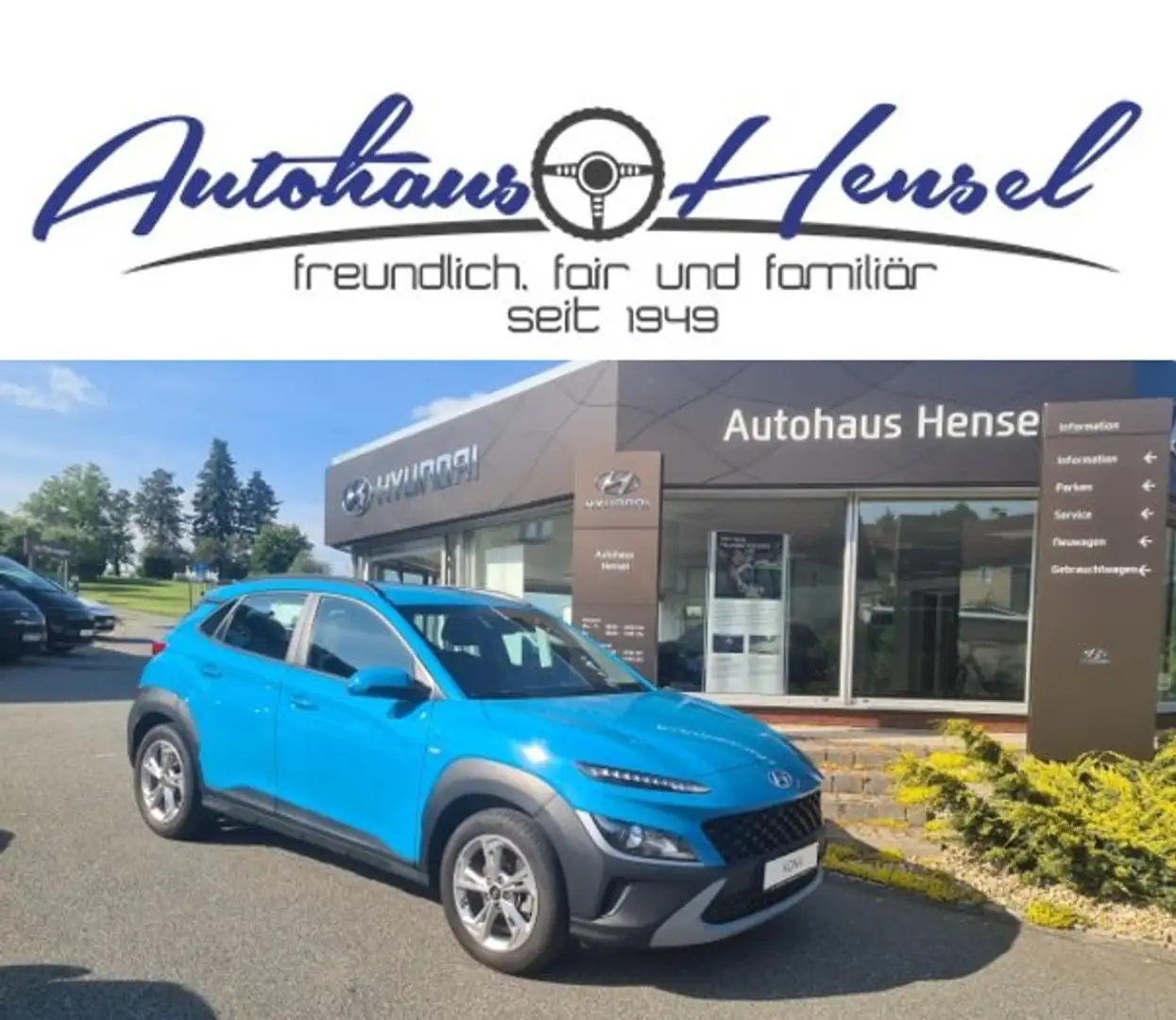 Hyundai KONA 1.0 T-GDI Trend Blau - 1