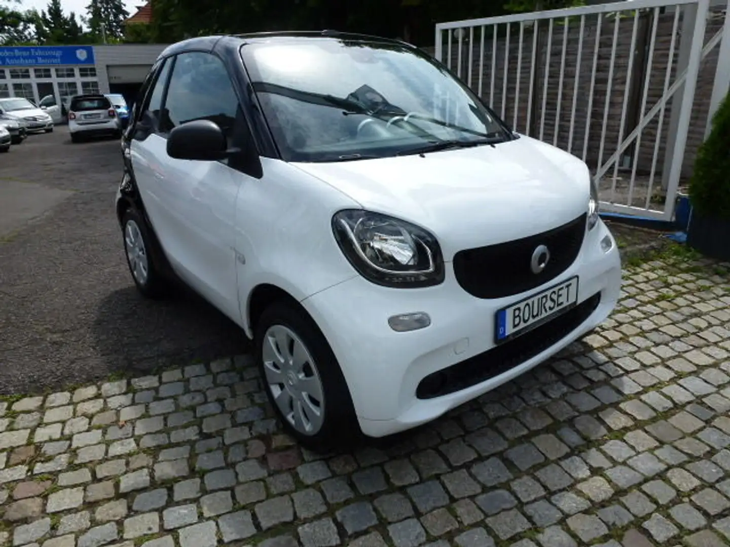 smart forTwo cabrio Autom-Klima-erst 36.000KM Weiß - 2