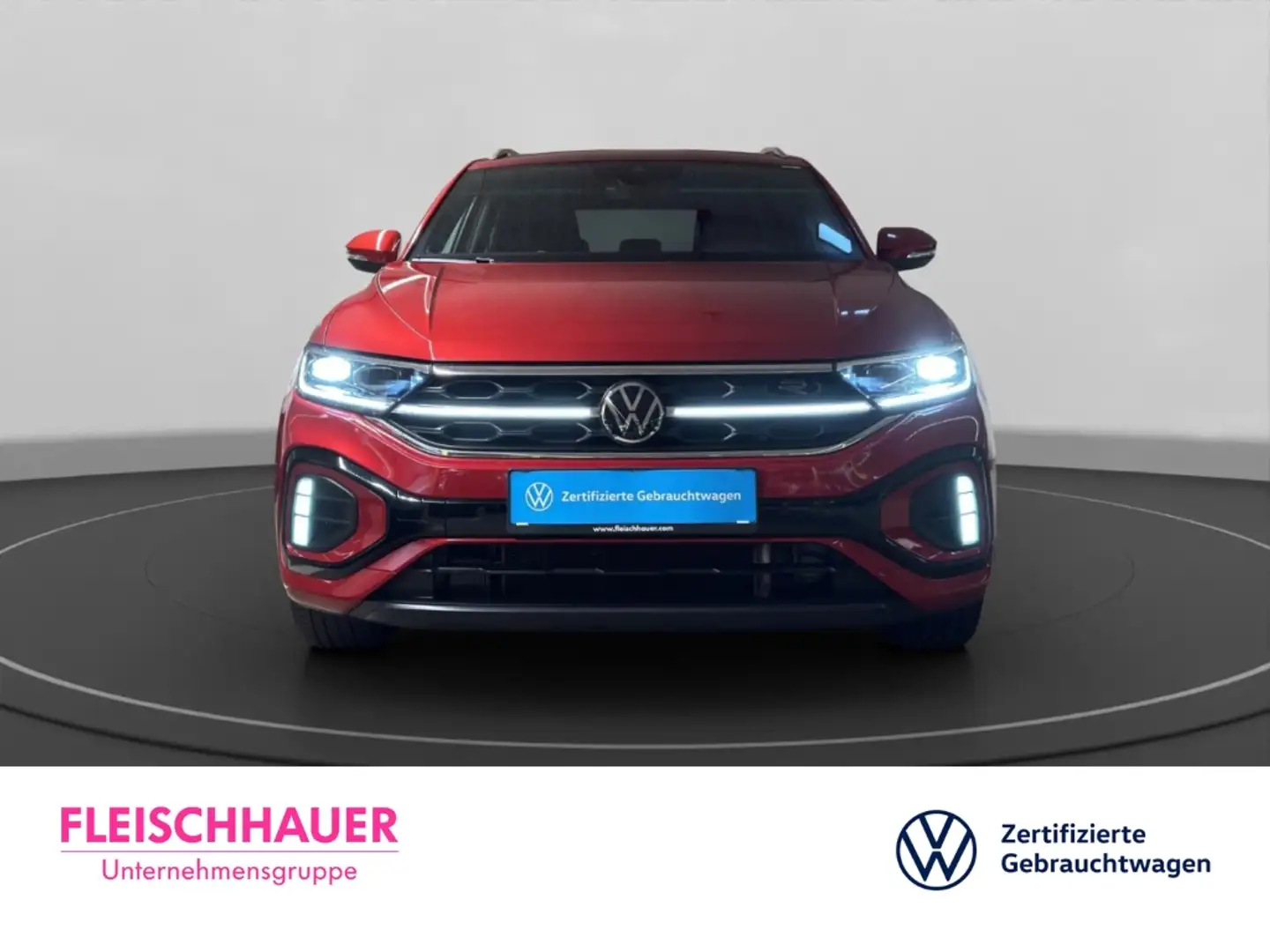 Volkswagen T-Roc R-Line 1.5 TSI MATRIX+ACC+AHK+RFK+NAVI+CARPLAY+SHZ Rot - 2