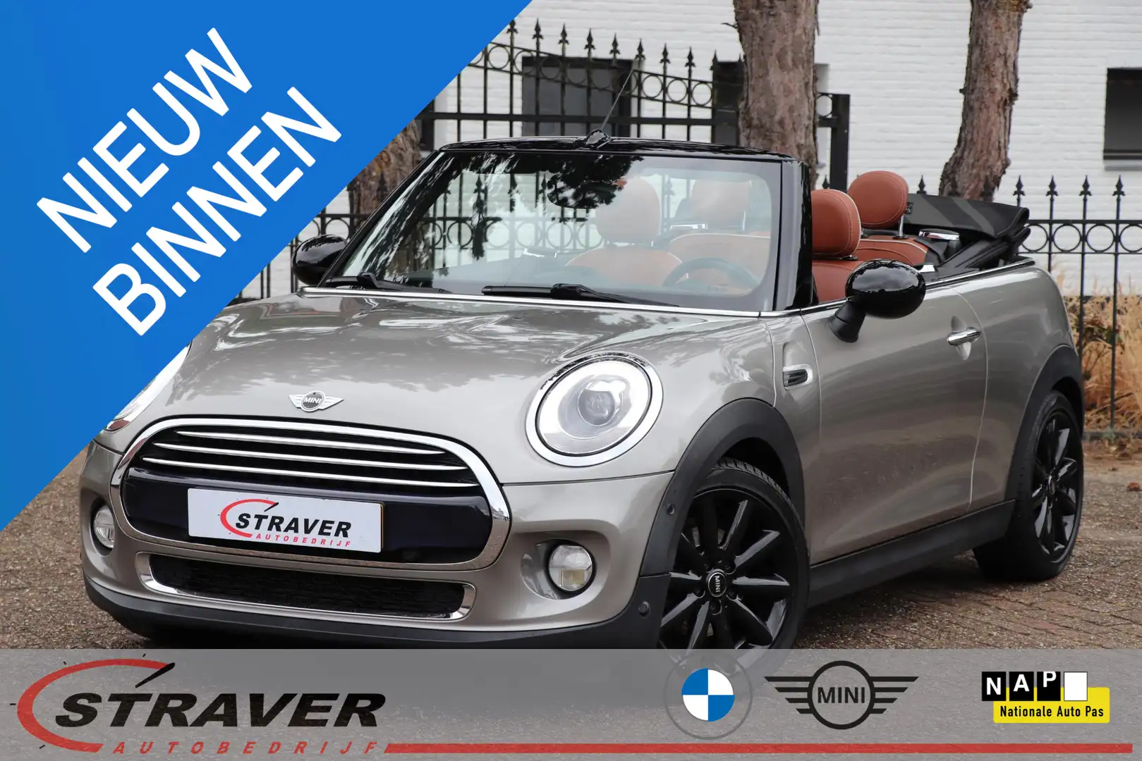 MINI Cooper Cabrio Mini 1.5 Chili |Stoelverwarming |Navigatie Grau - 1
