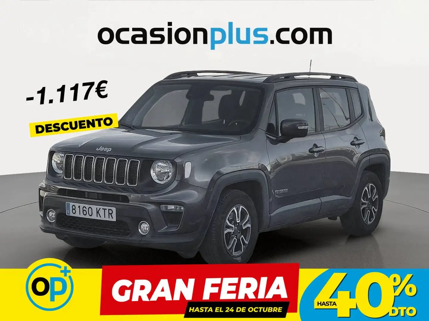 Jeep Renegade 1.0 Longitude 4x2 Gris - 1