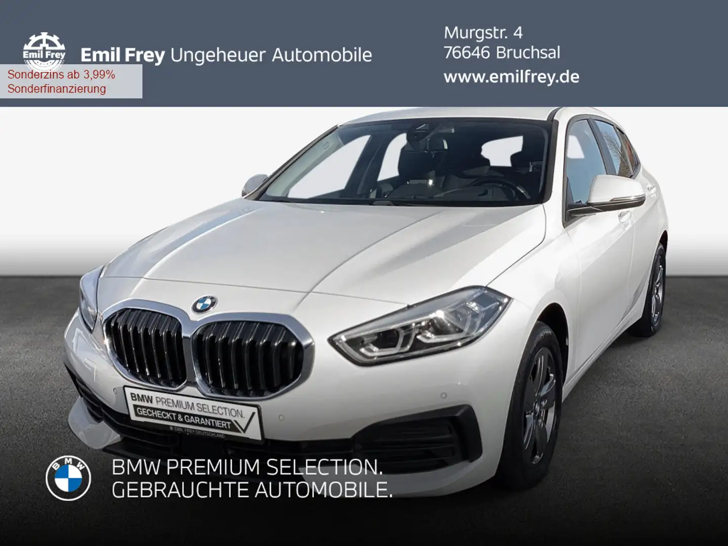 BMW 118 i Advantage White - 1
