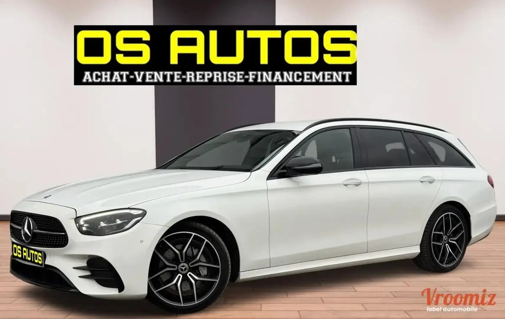 Mercedes-Benz E 220 E220 Break 9G-Tronic AMG Line 200ch (11 CV) 2022 Hybride Blanc - 1