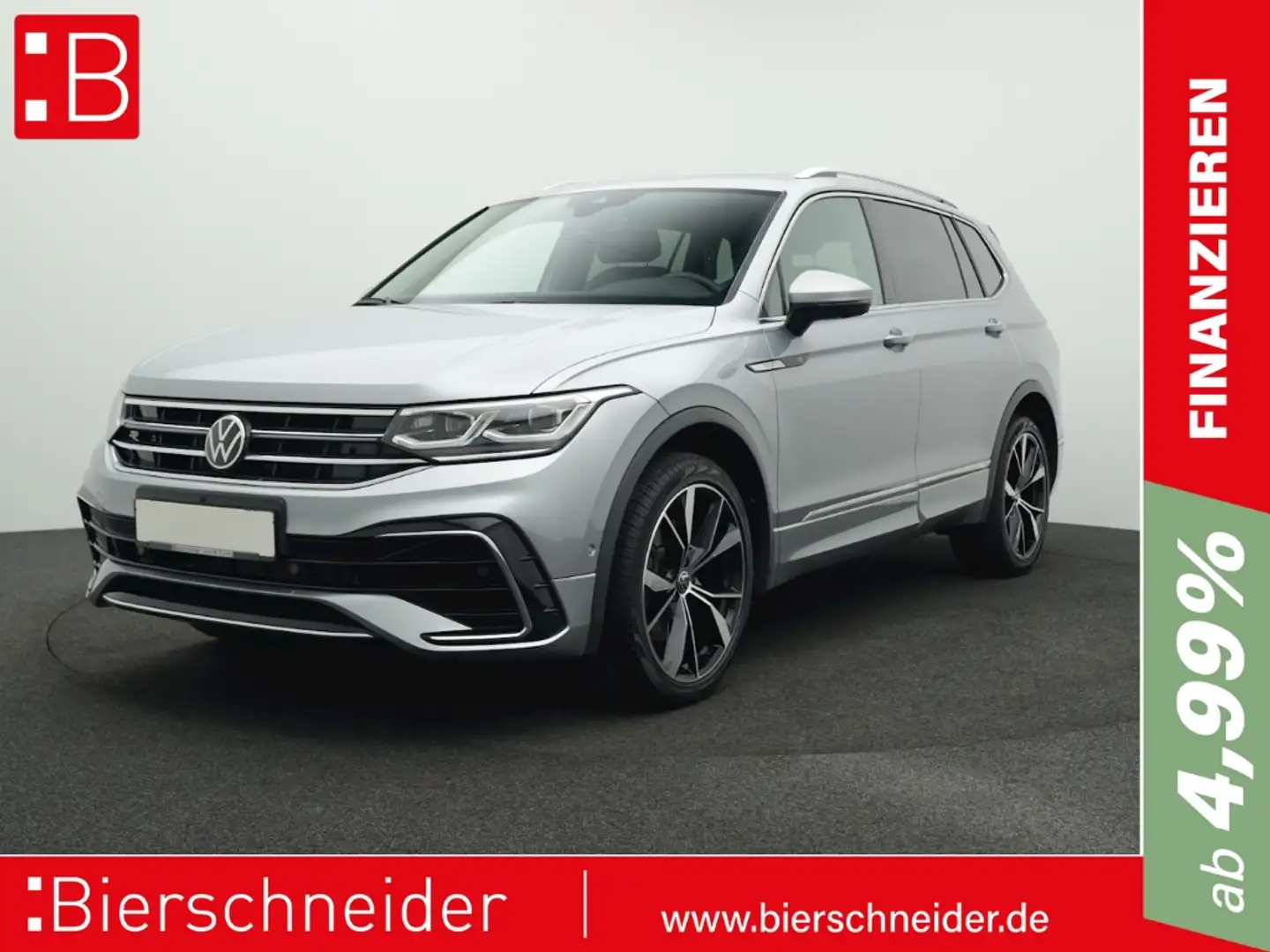 Volkswagen Tiguan Allspace 2.0 TSI DSG 4Mo. R-Line 5-SITZE AHK H&K NAVI PRO A Silber - 1
