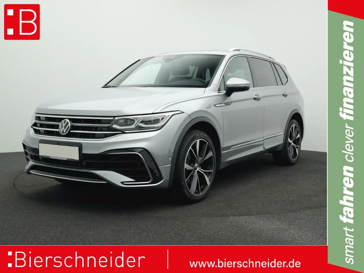 Volkswagen Tiguan Allspace 2.0 TSI DSG 4Mo. RLine 5-SITZE AHK H&K NAVI PRO AR Silber - 1