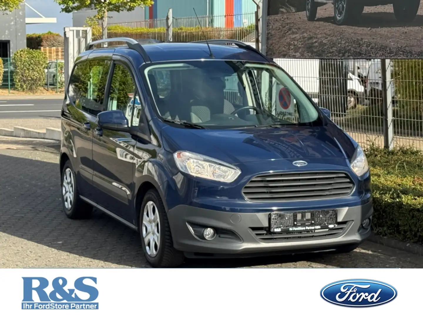 Ford Transit Courier Kombi Trend Dachreling+Reserverad+AHK+PDC Blau - 1