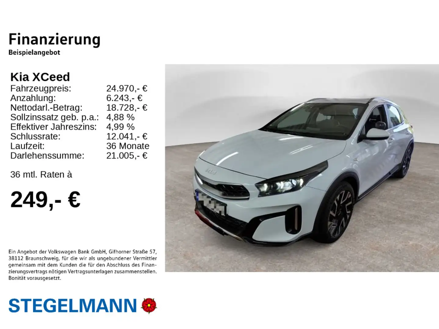 Kia XCeed 1.0 T-GDI Vision *LED*Navi*Sitzheizung* Weiß - 2